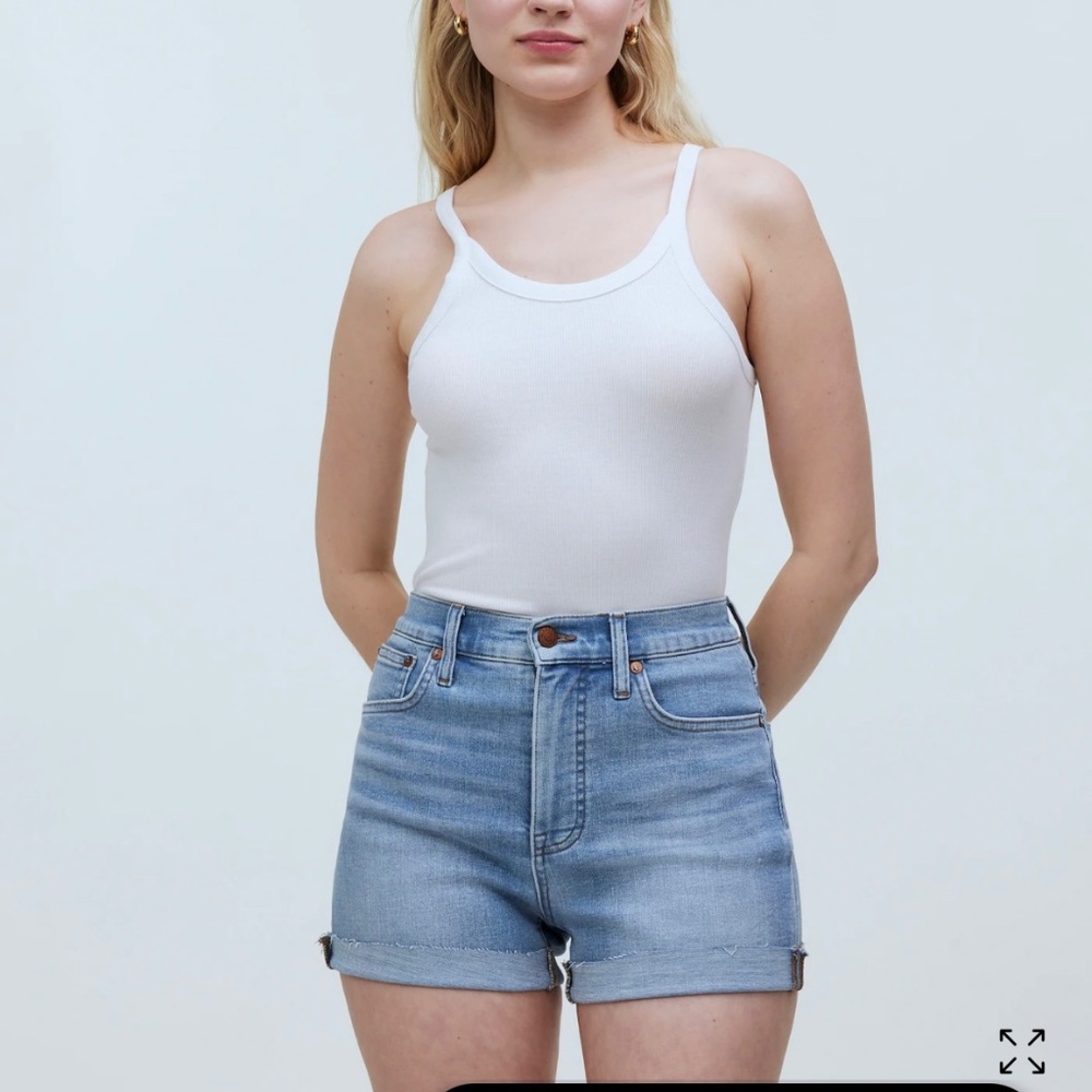 Madewell High rise denim shorts beech wash 27